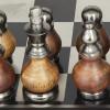 imageDeco 79 Aluminum Chess Game Set 16quot x 16quot x 4quot GoldBlack