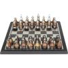 imageDeco 79 Aluminum Chess Game Set 16quot x 16quot x 4quot GoldBlack