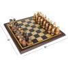 imageDeco 79 Aluminum Chess Game Set 16quot x 16quot x 4quot GoldGold