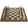 imageDeco 79 Aluminum Chess Game Set 16quot x 16quot x 4quot GoldGold