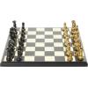 imageDeco 79 Aluminum Metal Chess Game Set 17quot x 17quot x 5quot GoldGold