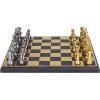 imageDeco 79 Aluminum Metal Chess Game Set 17quot x 17quot x 5quot GoldGold