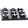 imageDeco 79 Contemporary Marble Game Set 6quot x 6quot x 1quot BlackBlack