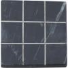 imageDeco 79 Contemporary Marble Game Set 6quot x 6quot x 1quot BlackBlack