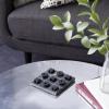 imageDeco 79 Contemporary Marble Game Set 6quotW x 6quotH BlackBlack