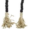 imageDeco 79 Mango Wood Handmade Hexagon Carved Geometric Long Beaded Garland with Tassel 80quot x 1quot x 1quot BlueBlack