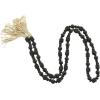 imageDeco 79 Mango Wood Handmade Hexagon Carved Geometric Long Beaded Garland with Tassel 80quot x 1quot x 1quot BlueBlack