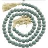 imageDeco 79 Mango Wood Handmade Hexagon Carved Geometric Long Beaded Garland with Tassel 80quot x 1quot x 1quot BlueBlue