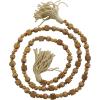 imageDeco 79 Mango Wood Handmade Hexagon Carved Geometric Long Beaded Garland with Tassel 80quot x 1quot x 1quot BlueBrown