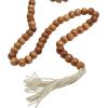 imageDeco 79 Mango Wood Handmade Hexagon Carved Geometric Long Beaded Garland with Tassel 80quot x 1quot x 1quot BlueBrown