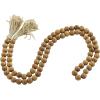 imageDeco 79 Mango Wood Handmade Hexagon Carved Geometric Long Beaded Garland with Tassel 80quot x 1quot x 1quot BlueBrown