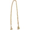 imageDeco 79 Mango Wood Handmade Hexagon Carved Geometric Long Beaded Garland with Tassel 80quot x 1quot x 1quot BlueGold