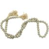 imageDeco 79 Mango Wood Handmade Hexagon Carved Geometric Long Beaded Garland with Tassel 80quot x 1quot x 1quot BlueGrey