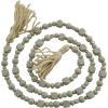 imageDeco 79 Mango Wood Handmade Hexagon Carved Geometric Long Beaded Garland with Tassel 80quot x 1quot x 1quot BlueGrey