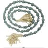 imageDeco 79 Mango Wood Handmade Hexagon Carved Geometric Long Beaded Garland with Tassel 80quot x 1quot x 1quot BlueTeal
