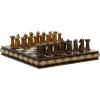 imageDeco 79 Polystone Chess Game Set 10quot x 10quot x 3quot Brown