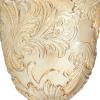imageDeco 79 Polystone Solid Decorative Jars 7quot x 7quot x 19quot Gold