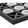 imageDeco 79 Traditional Wood Decorative Classic Game Set Housewarming Wedding Gift 14quot L x 14quot W x 2quot H Black 56997