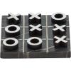 imageDeco 79 Contemporary Marble Game Set 6quot x 6quot x 1quot BlackBlack