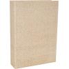 imageDeco 79 Linen Fabric Decorative Box Faux Storage Book Book Shaped Boxes Set of 3 Decorative Keepsake Boxes 12quot 9quot 6quotH Light GrayCream