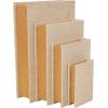 imageDeco 79 Linen Fabric Decorative Box Faux Storage Book Book Shaped Boxes Set of 3 Decorative Keepsake Boxes 12quot 9quot 6quotH Light GrayCream
