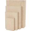 imageDeco 79 Linen Fabric Decorative Box Faux Storage Book Book Shaped Boxes Set of 3 Decorative Keepsake Boxes 12quot 9quot 6quotH Light GrayCream
