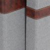 imageDeco 79 Linen Fabric Decorative Box Faux Storage Book Book Shaped Boxes Set of 3 Decorative Keepsake Boxes 12quot 9quot 6quotH Light GrayGray
