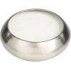 imageDeco 79 Metal Decorative Candle Sweet Bamboo Scented Wide Dome Shaped 60 oz 4 Wick Aromatherapy Candle with White Wax Wax Aromatherapy Candle 9quot x 9quot x 3quot Silver