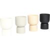 imageDeco 79 Metal Egyptian Mint Mediterranean Fig Sauvignon Blanc and Vanilla Marshmallow Scented 12 oz 2 Wick Candle with White Wax Set of 4 4quot W 6quot H Multi Colored