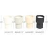 imageDeco 79 Metal Egyptian Mint Mediterranean Fig Sauvignon Blanc and Vanilla Marshmallow Scented 12 oz 2 Wick Candle with White Wax Set of 4 4quot W 6quot H Multi Colored