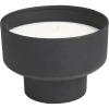 imageDeco 79 Metal Decorative Candle Campfire Scented Matte 50 oz 3 Wick Aromatherapy Candle with White Wax Wax Aromatherapy Candle 7quot x 7quot x 5quot Black