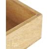 imageDeco 79 Mango Wood Floral Handmade Decorative Box Decorative Keepsake Boxes with Hinged Lid Set of 3 Storage Boxes 8quot 10quot 12quotW WhiteBrown