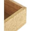 imageDeco 79 Mango Wood Floral Handmade Decorative Box Decorative Keepsake Boxes with Hinged Lid Set of 3 Storage Boxes 8quot 10quot 12quotW WhiteBrown