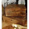 imageDeco 79 Mango Wood Floral Handmade Decorative Box Decorative Keepsake Boxes with Hinged Lid Set of 3 Storage Boxes 8quot 10quot 12quotW WhiteBrown