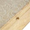 imageDeco 79 Mango Wood Floral Handmade Decorative Box Decorative Keepsake Boxes with Hinged Lid Set of 3 Storage Boxes 8quot 10quot 12quotW WhiteBrown