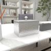 imageDeco 79 Marble Decorative Jewelry Box Jewelry Organizer with Marble Lid Jewelry Holder 7quot x 5quot x 6quot Gray