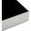 imageDeco 79 Metal Decorative Jewelry Box Jewelry Organizer with Crystal Accents Jewelry Holder 8quot x 4quot x 3quot SilverSilver