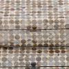 imageDeco 79 Mother of Pearl Shell Decorative Box Mosaic Storage Decorative Keepsake Boxes with Taupe Accents Set of 2 Storage Boxes 12quot 8quotW BeigeBeige
