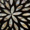 imageDeco 79 Mother of Pearl Shell Decorative Box Mosaic Storage Decorative Keepsake Boxes with Taupe Accents Set of 2 Storage Boxes 12quot 8quotW BeigeBlack