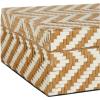 imageDeco 79 Mother of Pearl Shell Decorative Box Mosaic Storage Decorative Keepsake Boxes with Taupe Accents Set of 2 Storage Boxes 12quot 8quotW BeigeBrown