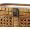 imageDeco 79 Wood Decorative Box Decorative Keepsake Boxes with Lid Set of 2 Storage Boxes 10quot 7quotW BrownBrown