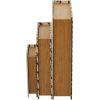 imageDeco 79 Wooden Decorative Box Faux Book Book Shaped Boxes with World Map Cover Set of 3 Decorative Keepsake Boxes 14quot 12quot 9quotH Multi ColoredBeige