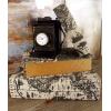 imageDeco 79 Wooden Decorative Box Faux Book Book Shaped Boxes with World Map Cover Set of 3 Decorative Keepsake Boxes 14quot 12quot 9quotH Multi ColoredBeige
