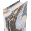 imageDeco 79 Wooden Decorative Box Faux Book Book Shaped Boxes with World Map Cover Set of 3 Decorative Keepsake Boxes 14quot 12quot 9quotH Multi ColoredBlue