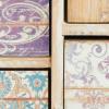 imageDeco 79 Wooden Decorative Jewelry Box 7 Drawers Jewelry Organizer with Patchwork Patterns Jewelry Holder 18quot x 6quot x 16quot Light BrownLight Brown