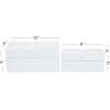 imageCosmoLiving by Cosmopolitan Wood Geometric Decorative Box Decorative Keepsake Boxes with Hinged Lid Set of 2 Storage Boxes 10quot 8quotW GoldWhite