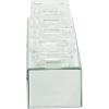 imageDeco 79 Glass Candle Holder 4quot x 4quot x 14quot SilverClear