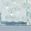 imageDeco 79 Glass Candle Holder 4quot x 4quot x 14quot SilverClear