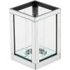 imageDeco 79 Glass Candle Holder 4quot x 4quot x 14quot SilverSilver