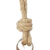 imageDeco 79 Gold Metal Tibetan Inspired Decorative Giant XL Cow Bells with Jute Hanging Rope Set of 3 10quot8quot6quotH  CylindricalDark Gold